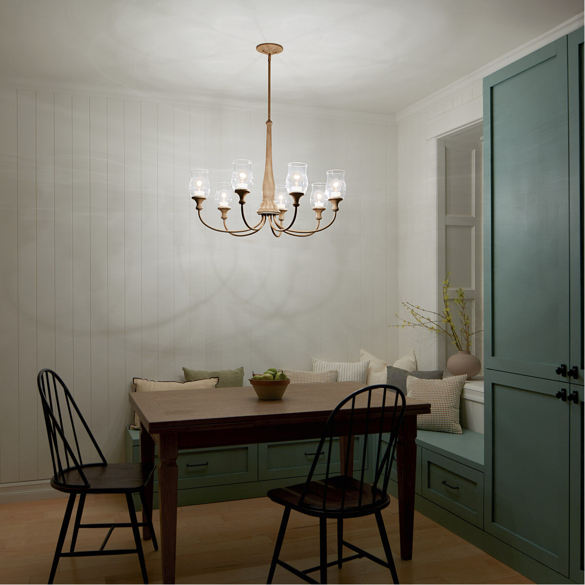 Homestead Melis 7 Light 36 inch Adobe Cream Chandelier Ceiling Light, Melis